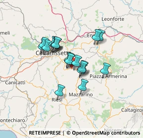 Mappa Str. Vicinale, 94016 Pietraperzia EN, Italia (10.74)