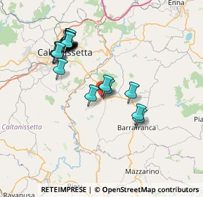 Mappa Via Guglielmo Oberdan, 94016 Pietraperzia EN, Italia (8.2535)