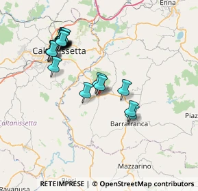 Mappa Via Rosario Nicoletti, 94016 Pietraperzia EN, Italia (8.571)