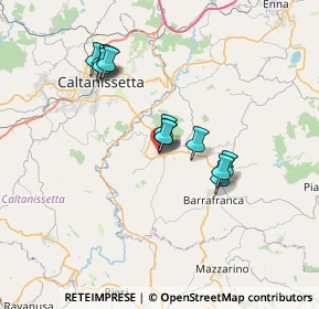 Mappa Via Oberdan, 94016 Pietraperzia EN, Italia (6.66167)