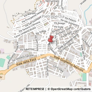 Mappa Via Sabotino, 19, 94016 Pietraperzia, Enna (Sicilia)