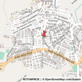 Mappa Via Sabotino, 7, 94016 Pietraperzia, Enna (Sicilia)