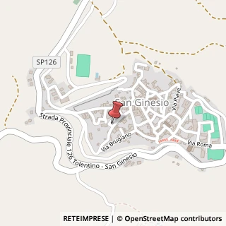 Mappa Via Piave, 14, 62026 San Ginesio, Macerata (Marche)
