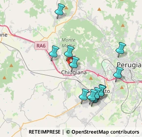 Mappa Via V. Caldarelli, 06073 Corciano PG, Italia (4.04417)