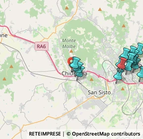 Mappa Via V. Caldarelli, 06073 Corciano PG, Italia (5.05765)