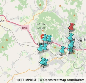 Mappa Via V. Caldarelli, 06073 Corciano PG, Italia (4.05571)