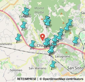 Mappa Via V. Caldarelli, 06073 Corciano PG, Italia (1.839)