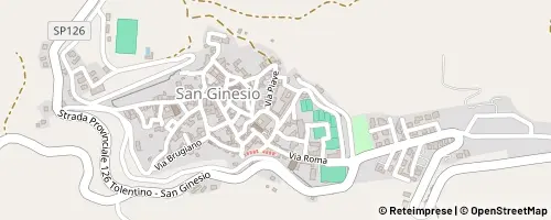 Mappa San Ginesio
