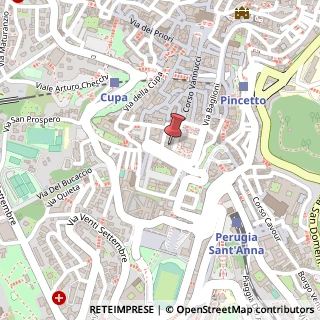 Mappa Piazza Italia, 12, 06121 Perugia, Perugia (Umbria)