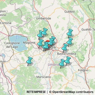 Mappa Via dell'Angora, 06124 Perugia PG, Italia (10.70385)