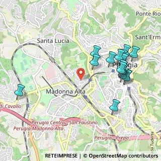 Mappa Via dell'Angora, 06124 Perugia PG, Italia (1.12813)