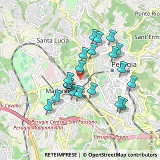 Mappa Via dell'Angora, 06124 Perugia PG, Italia (0.8875)