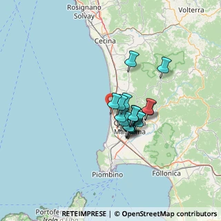 Mappa Viale Serristori, 57027 San Vincenzo LI, Italia (9.13176)