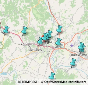 Mappa Via Don G. Bosco, 06121 Perugia PG, Italia (7.8725)