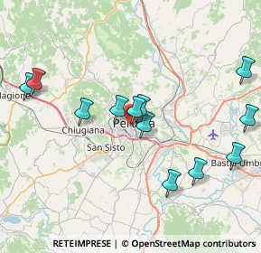 Mappa Via Don G. Bosco, 06121 Perugia PG, Italia (8.37833)