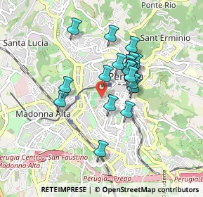 Mappa Via Don G. Bosco, 06121 Perugia PG, Italia (0.712)