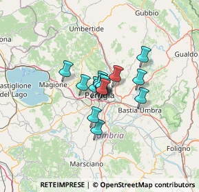 Mappa Via Prospero Podiani, 06121 Perugia PG, Italia (6.628)