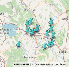 Mappa Via Prospero Podiani, 06121 Perugia PG, Italia (11.63)