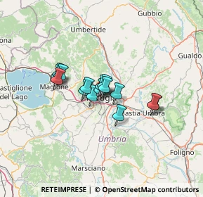 Mappa Via Prospero Podiani, 06121 Perugia PG, Italia (8.50133)