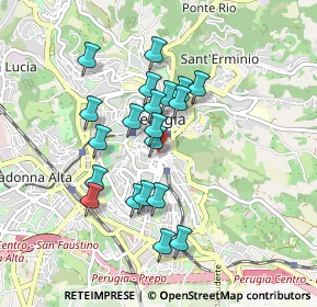 Mappa Via Prospero Podiani, 06121 Perugia PG, Italia (0.7885)