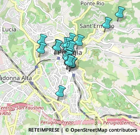 Mappa Via Prospero Podiani, 06121 Perugia PG, Italia (0.554)