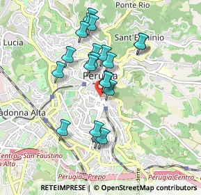 Mappa Via Prospero Podiani, 06121 Perugia PG, Italia (0.8255)
