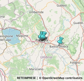 Mappa Sotto le scalette di Sant'Ercolano, 06121 Perugia PG, Italia (41.01467)