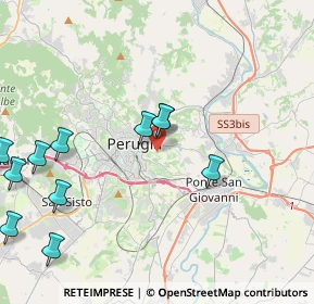 Mappa Strada di Valiano, 06126 Perugia PG, Italia (5.17545)