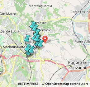 Mappa Strada di Valiano, 06126 Perugia PG, Italia (1.33867)
