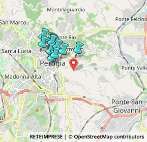 Mappa Strada di Valiano, 06126 Perugia PG, Italia (1.56)