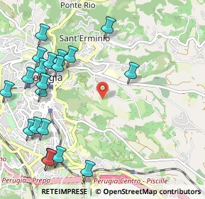 Mappa Strada di Valiano, 06126 Perugia PG, Italia (1.4015)