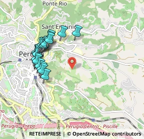 Mappa Strada di Valiano, 06126 Perugia PG, Italia (0.982)
