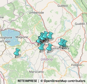 Mappa Strada di Valiano, 06126 Perugia PG, Italia (7.73909)