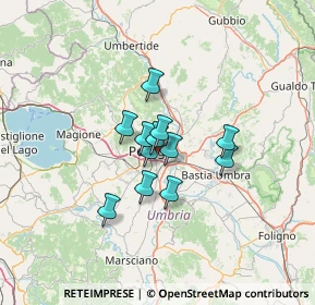 Mappa Strada di Valiano, 06126 Perugia PG, Italia (8.45167)