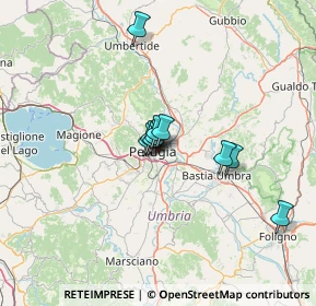 Mappa Strada di Valiano, 06126 Perugia PG, Italia (17.3075)