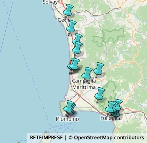 Mappa Via della Valle, 57027 San Vincenzo LI, Italia (15.90333)