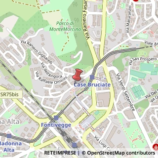 Mappa Via Case Bruciate, 29, 06100 Perugia, Perugia (Umbria)