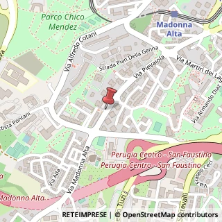 Mappa Via Madonna Alta,  41, 06128 Perugia, Perugia (Umbria)