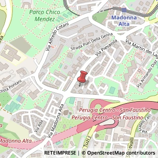 Mappa Via Enzo Valentini, 5, 06128 Perugia, Perugia (Umbria)
