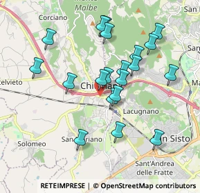 Mappa Via Martiri dei Lager, 06073 Corciano PG, Italia (1.826)