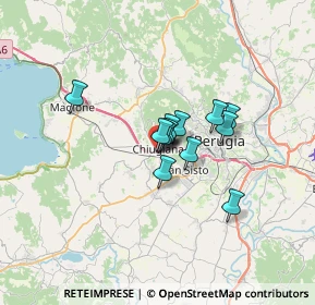 Mappa Via Martiri dei Lager, 06073 Corciano PG, Italia (4.11083)