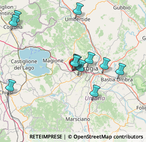 Mappa Via Martiri dei Lager, 06073 Corciano PG, Italia (14.84583)