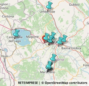 Mappa Via Martiri dei Lager, 06073 Corciano PG, Italia (13.84615)