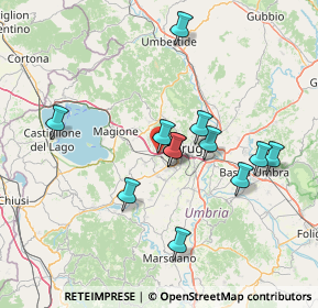 Mappa Via Martiri dei Lager, 06073 Corciano PG, Italia (13.68167)