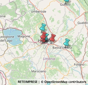 Mappa Via della Concordia, 06121 Perugia PG, Italia (20.8725)