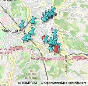 Mappa Via della Concordia, 06121 Perugia PG, Italia (0.785)