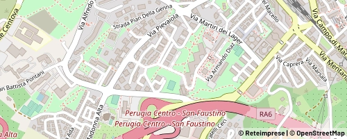 Mappa Perugia