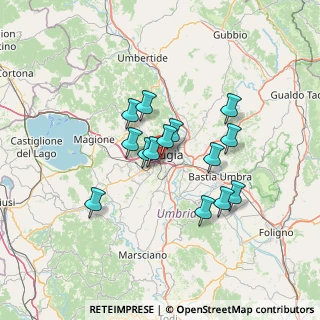 Mappa Via della Concordia, 06124 Perugia PG, Italia (11.20214)