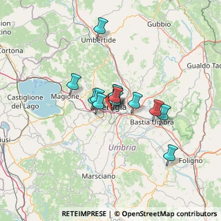 Mappa Via della Concordia, 06124 Perugia PG, Italia (9.31769)