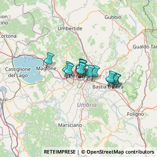 Mappa Via della Concordia, 06124 Perugia PG, Italia (7.40286)